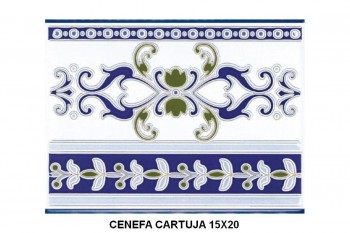 AZULEJO SEVILLANO CARTUJA 20X30