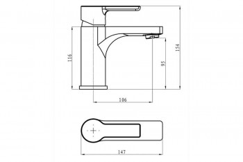 GRIFO MONOMANDO LAVABO PINEDA