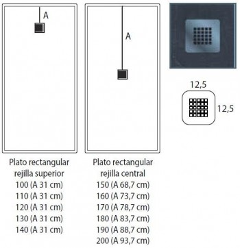 PLATO DE DUCHA LISO 70CM